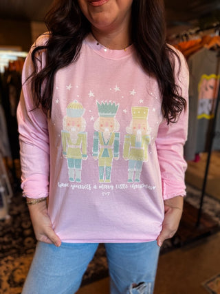 Nutcracker Christmas Unisex Long-Sleeve Tee - Tucked & Threaded