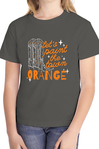 Paint the Town Orange Youth Tee - Tucked & Threaded