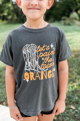 Paint the Town Orange Youth Tee - Tucked & Threaded