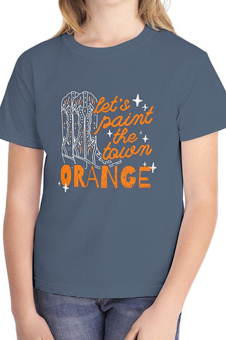 Paint the Town Orange Youth Tee - Tucked & Threaded
