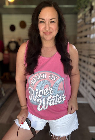 Raised on River Water Unisex Tank - Tucked & Threaded