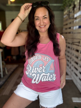 Raised on River Water Unisex Tank - Tucked & Threaded
