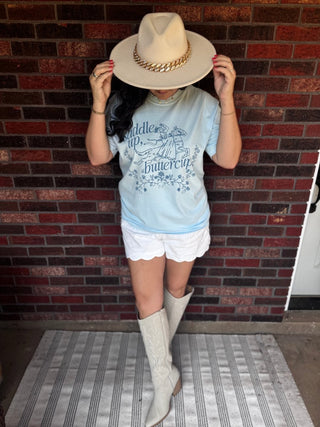Saddle Up Buttercup Unisex Tee - Tucked & Threaded