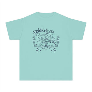 Saddle Up Buttercup Youth Tee - Tucked & Threaded