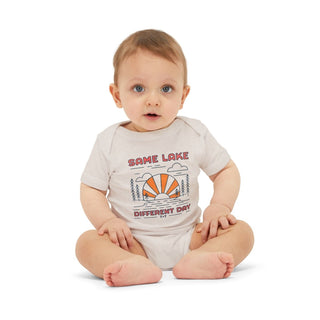 Same Lake Different Day Infant Body Suit - Tucked & Threaded