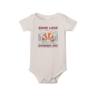 Same Lake Different Day Infant Body Suit - Tucked & Threaded