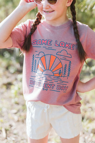 Same Lake Different Day Toddler Tee (Wholesale) - Tucked & Threaded