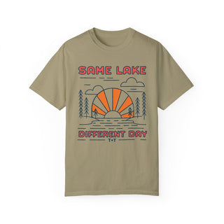 Same Lake Different Day Unisex Tee - Tucked & Threaded