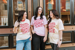 Seven Three One Banner Ivory Tee - Tucked & Threaded