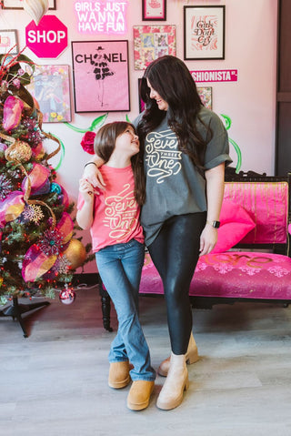Seven Three One Charcoal Tee - Tucked & Threaded