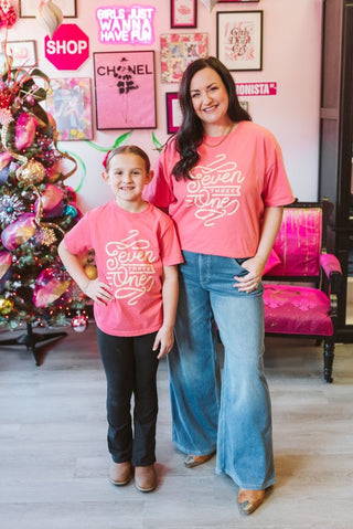 Seven Three One Coral Adult Tee - Tucked & Threaded