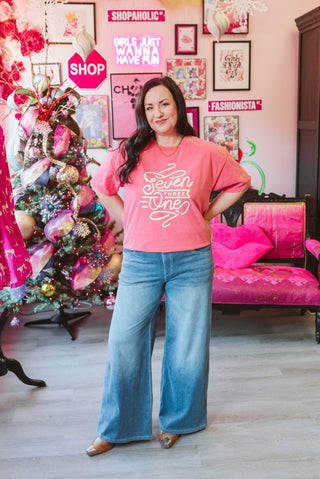 Seven Three One Coral Adult Tee - Tucked & Threaded