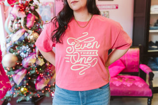 Seven Three One Coral Adult Tee - Tucked & Threaded