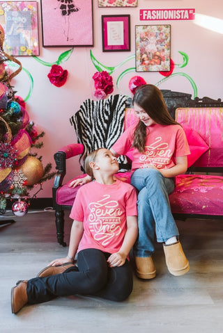 Seven Three One Coral Youth Tee - Tucked & Threaded