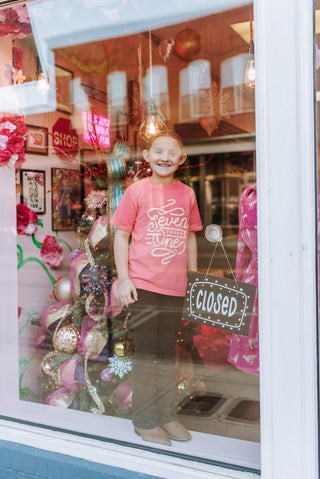 Seven Three One Coral Youth Tee - Tucked & Threaded