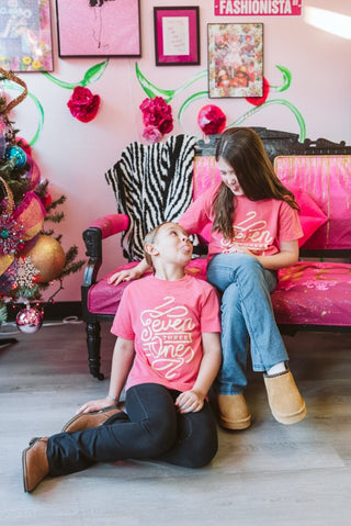 Seven Three One Coral Youth Tee (Wholesale) - Tucked & Threaded