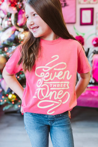 Seven Three One Coral Youth Tee (Wholesale) - Tucked & Threaded