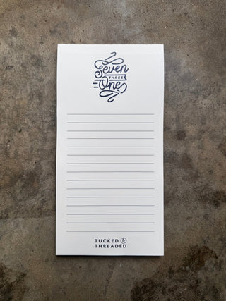 Seven Three One Ivory Notepad (Wholesale) - Tucked & Threaded