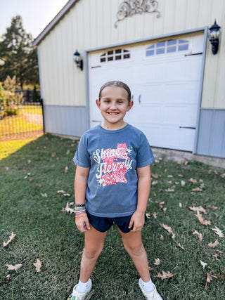 Shine Fiercely Tiger Youth Tee - Tucked & Threaded