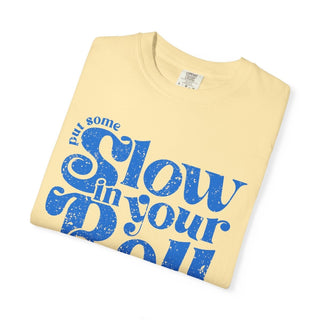 Slow Your Roll Banana Unisex Tee (Wholesale) - Tucked & Threaded