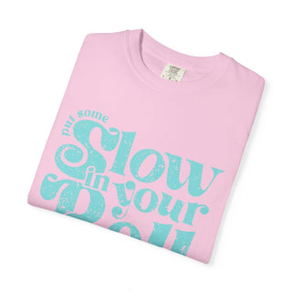 Slow Your Roll Blossom Unisex Tee (Wholesale) - Tucked & Threaded