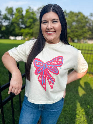 Southern Sparkle Boxy Tee - M & L - Tucked & Threaded
