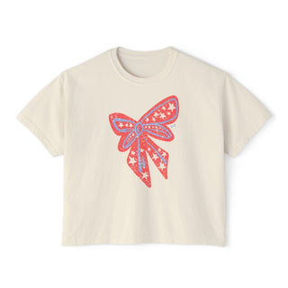 Southern Sparkle Boxy Tee - M & L - Tucked & Threaded
