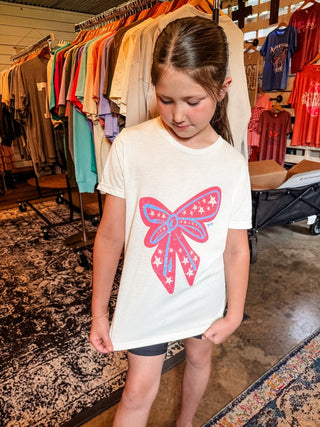 Southern Sparkle Ivory Youth Tee - Youth L & XL - Tucked & Threaded