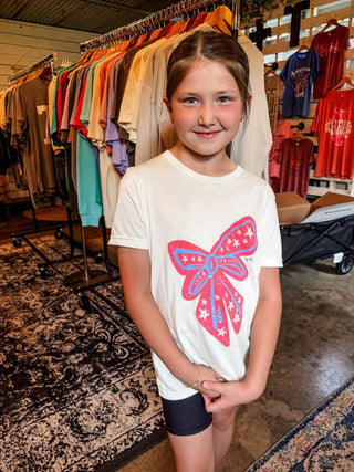 Southern Sparkle Ivory Youth Tee - Youth L & XL - Tucked & Threaded