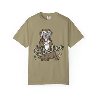 Stay Pawsitive Adult Unisex Tee - Tucked & Threaded