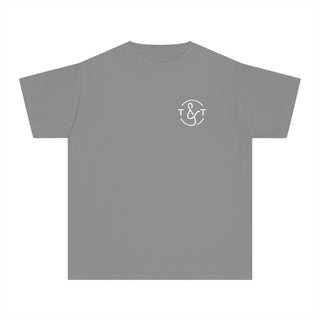 Stay Pawsitive Back Design Youth Tee - Tucked & Threaded