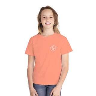 Stay Pawsitive Back Design Youth Tee - Tucked & Threaded