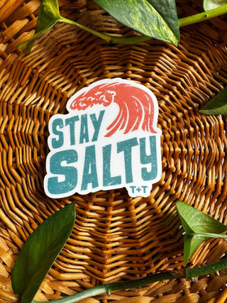 Stay Salty Sticker - Tucked & Threaded