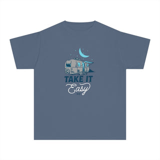 Take It Easy Camper Youth Tee - Tucked & Threaded