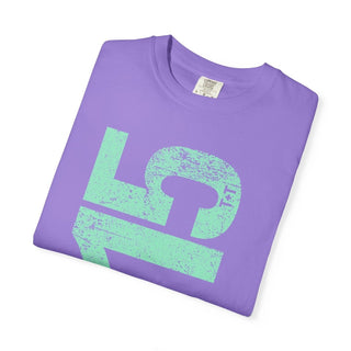 Teal 615 Area Code Faded Unisex Tee - Tucked & Threaded