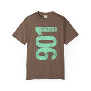 Teal 901 Area Code Faded Unisex Tee - Tucked & Threaded
