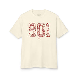 Tennessee 901 Area Code Graphic Tee - Memphis Leopard Print Shirt - Tucked & Threaded