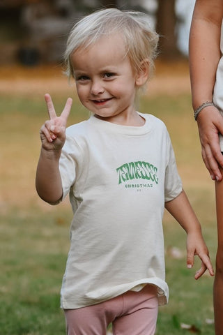 Tennessee Christmas Ivory Boys' Tee - Tucked & Threaded