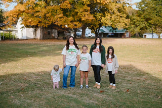 Tennessee Christmas Ivory Girls' Tee - Tucked & Threaded