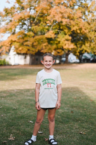 Tennessee Christmas Ivory Girls' Tee - Tucked & Threaded