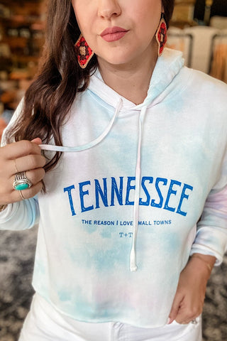 Tennessee Cropped Hooded Sweatshirt - Tucked & Threaded
