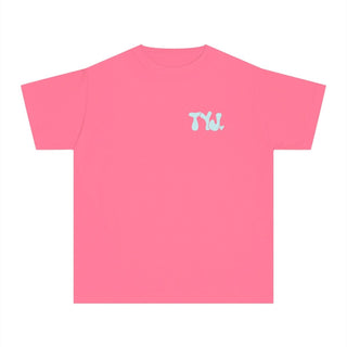 Thank You, Jesus Comfort Colors Youth Tee - Tucked & Threaded