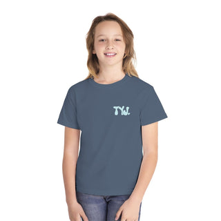 Thank You, Jesus Comfort Colors Youth Tee - Tucked & Threaded