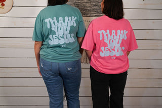 Thank You, Jesus Solid Unisex Tee - Tucked & Threaded