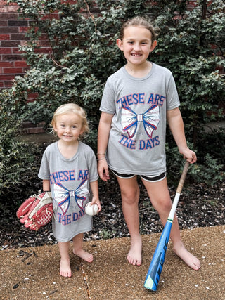 These Are The Days Heather Grey Youth Tee - Tucked & Threaded