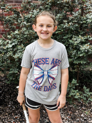 These Are The Days Heather Grey Youth Tee - Tucked & Threaded