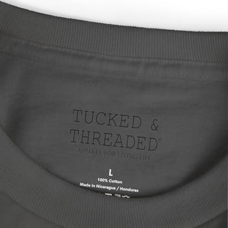 Tired But Trying Midweight Faded Tee - Tucked & Threaded