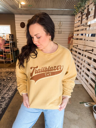 Trailblazer Golden Unisex Sweatshirt - Tucked & Threaded