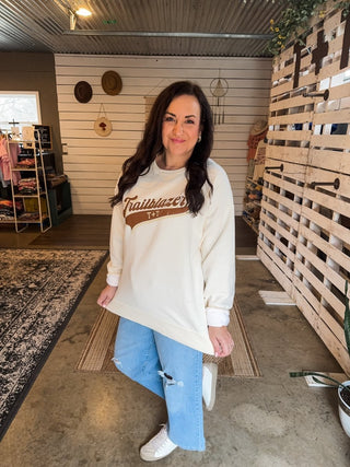 Trailblazer Ivory Unisex Sweatshirt - Tucked & Threaded