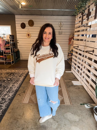 Trailblazer Ivory Unisex Sweatshirt - Tucked & Threaded